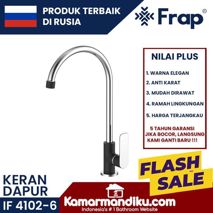Frap Keran Dapur Kitchen Sink Pillar If 4102-6 Anti Karat Bergaransi