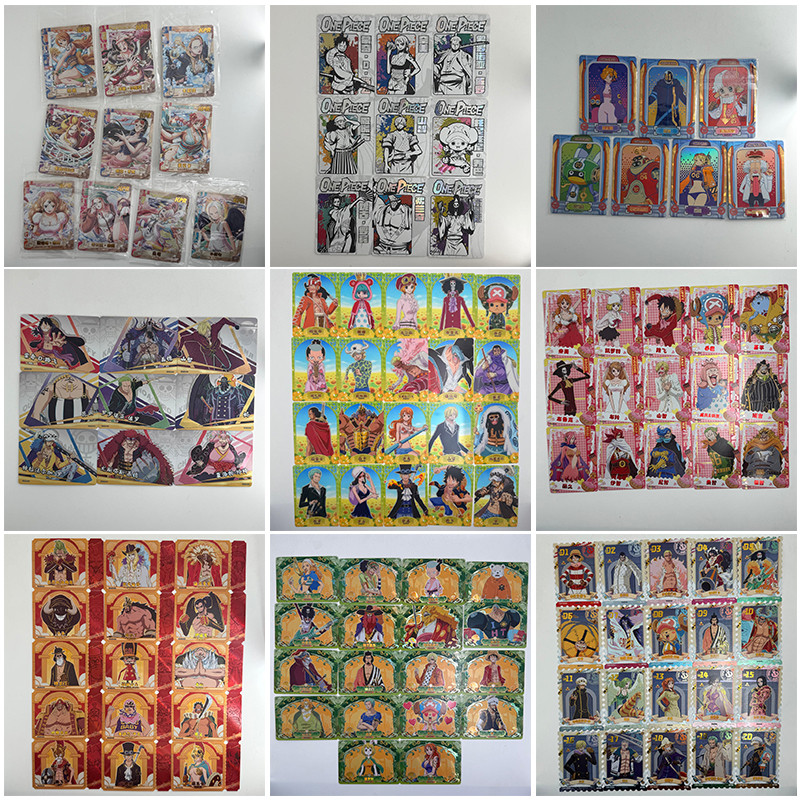 Anime One Piece KPR SSR UR CR Set of Cards Hancock Robin Nami Luffy Zoro Collection Card Christmas