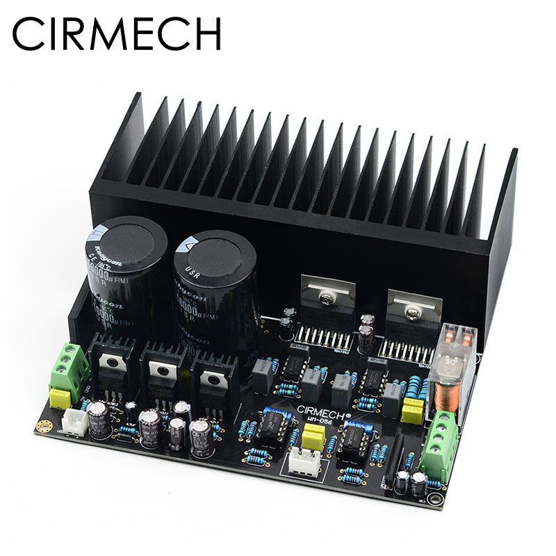 Cirmech Tda7293 Stereo High Power Amplifier Board Op07 Dc Servo 5534 Independent Operational