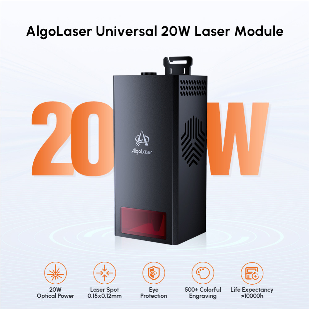 Algolaser 10W /20W /40W Laser Module Powerful Laser Head For Cnc Laser Engraver Cutting Machine