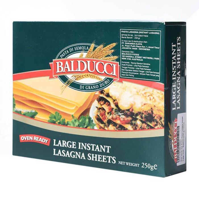 0nro- Balducci Kulit Lasagna Pasta Instant Import 250Gr Food Noodle