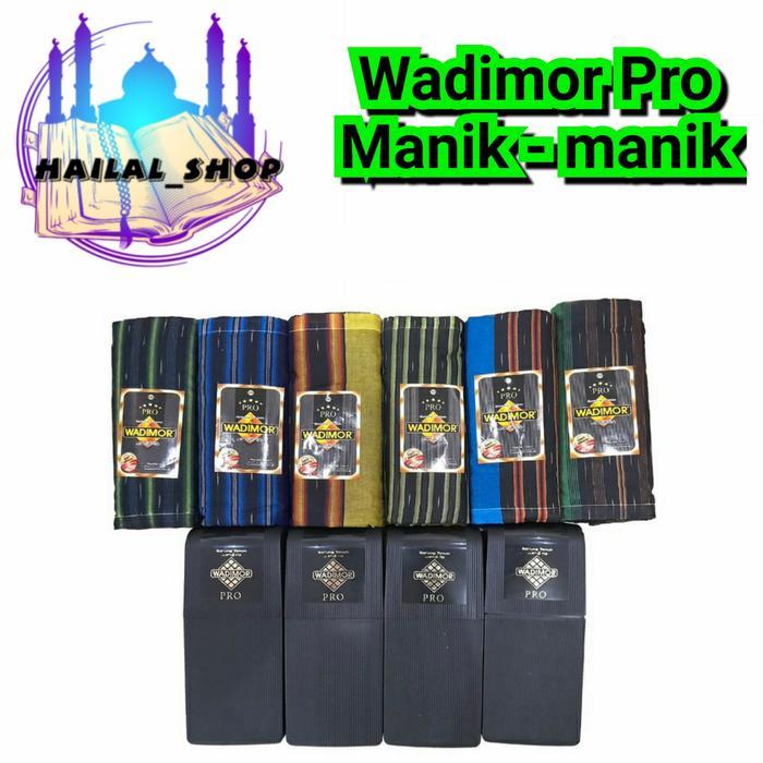 Sarung Wadimor Pro Motif Manik2 Santri Pria Dewasa Tenun Katun Nyaman