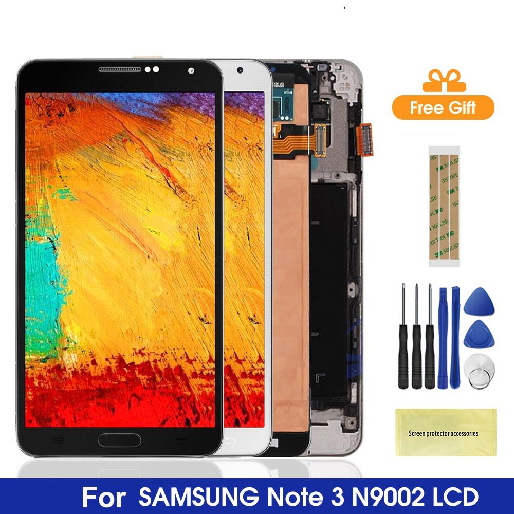 Note3 N9005 Lcd For Samsung Galaxy Note 3 Lcd Display With Touch Screen Digitizer For Samsung N9005