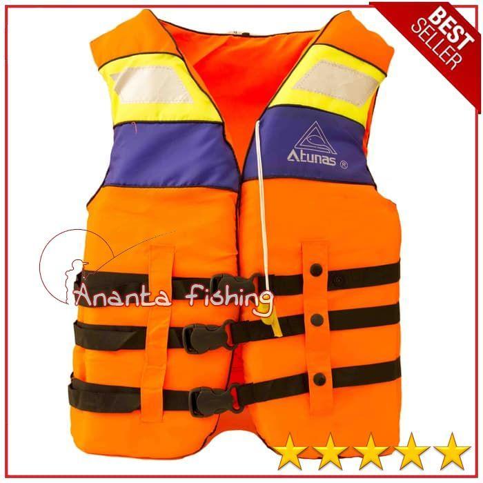 Jaket Rompi Pelampung Baju Renang Peralatan Snorkling Ukuran Dewasa Terlaris