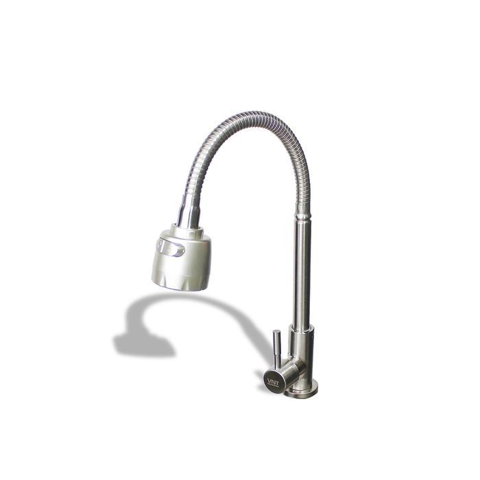 Vnt Kran Cuci Piring Flexible Stainless Sink Keran Dapur Fleksibel