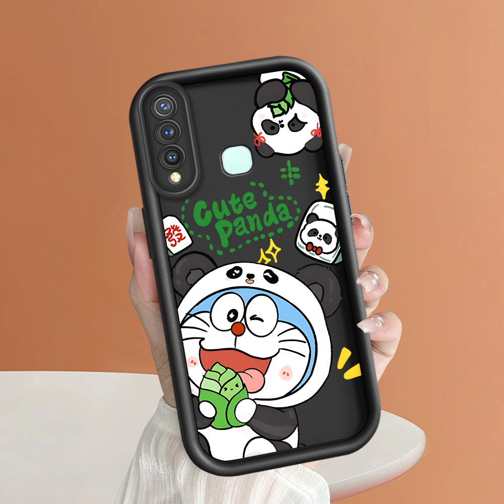 Casing Hp Untuk VIVO Y19 Case Kesing Protect Phone TY DLJ C8-2338 Doraemon