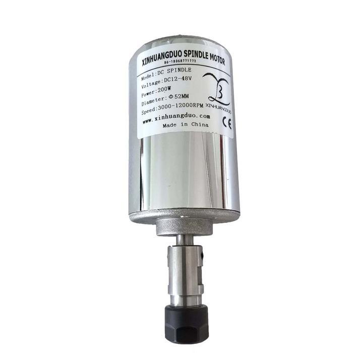 200W/300W/400W/500W Spindle Engraving Machine Spindle Motor Air-Cooling Cnc Spindle Dc Motor Cnc