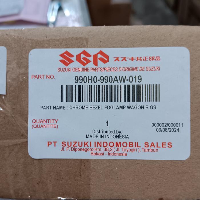 Ring Fog Lamp Chrome Karimun Wagon-R Gs Original Sga 1 Set Quality Asli