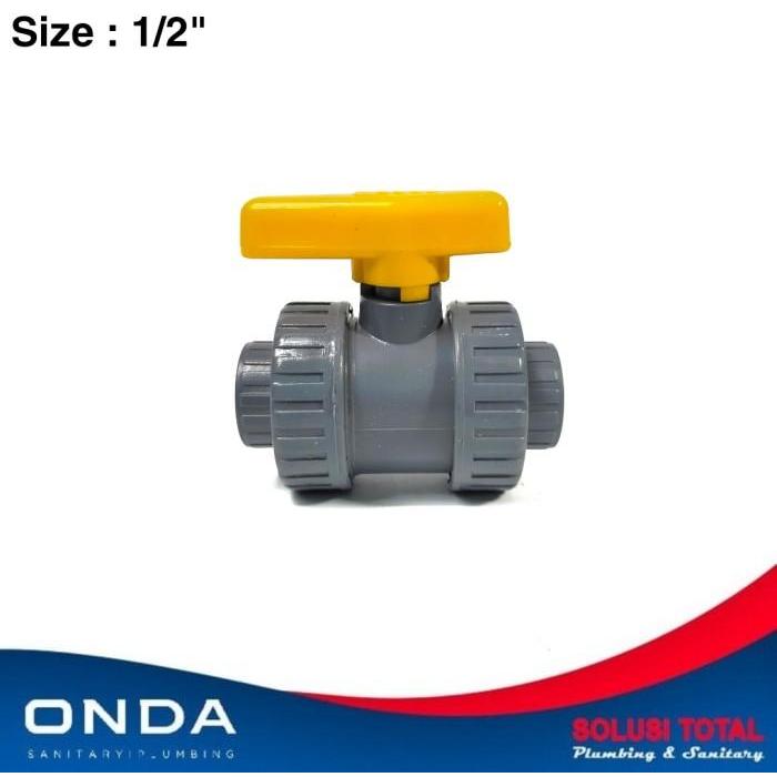 Aj' Ball Valve Double Union 1/2 Inch Ball Valve Water Mur 1/2" Onda