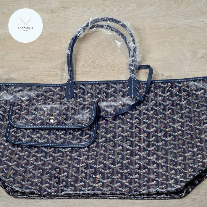 Sale Goyard St Louis Pm Blue/Navy