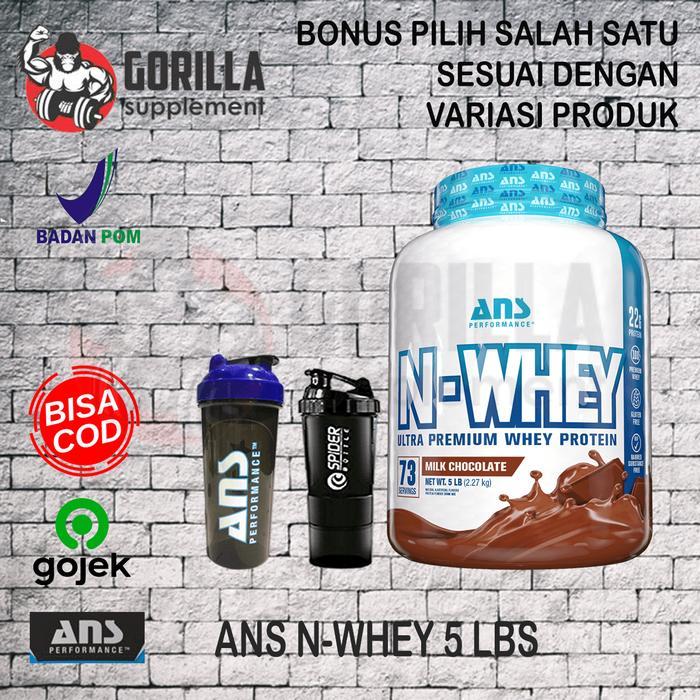 ANS N-WHEY 5lbs NWHEY N WHEY Whey Protein Concentrate Isolate