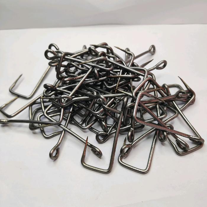100 PCS MATA PANCING MATA KAIL SENGGOL KOTAK LOBANG. RAWE RAWAI KOTAK LOBANG KAWAT 2,5MM.PANJANG 5CM