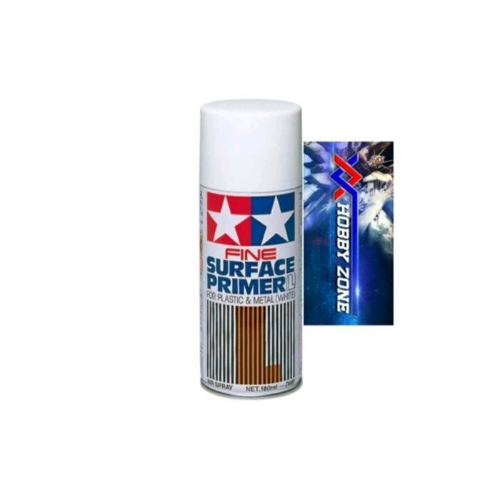 TAMIYA SURFACE PRIMER LARGE WHITE ( SPRAY CAN ) - TAMIYA 87044