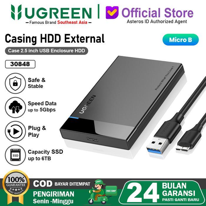 UGREEN Casing Enclosure Hard Disk External 2,5 "SATA USB 3.0
