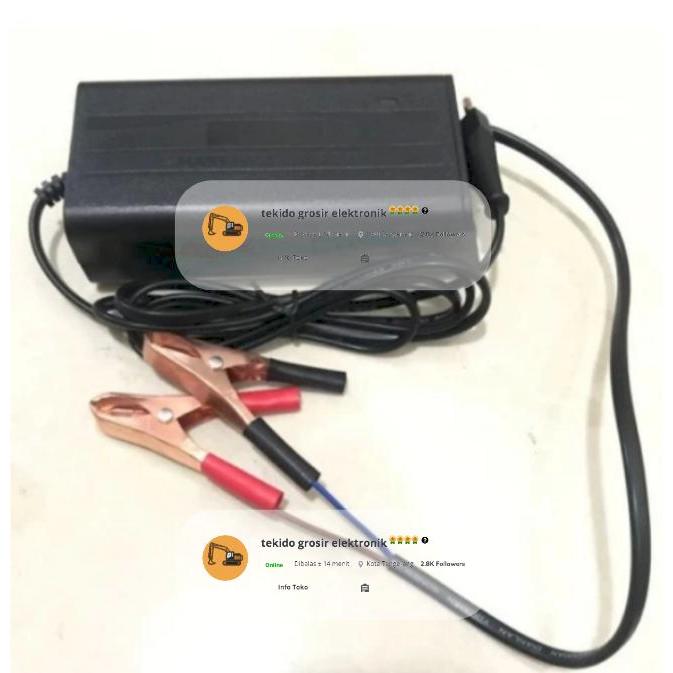 smart fast charger aki 5 ampere - cas aki 5A otomatis 5A 12V 12 volt