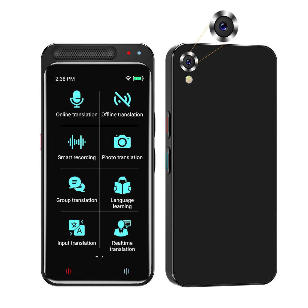 Z6 AI Language Translator Device for 138 Languages Online Offline Real Time Communication Portable
