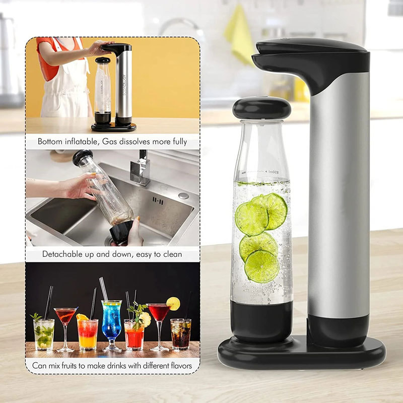 Soda Makers Water Bubble Generator Portable Sodastream Machine Fresh Sparkling Water Homemade Sparkl