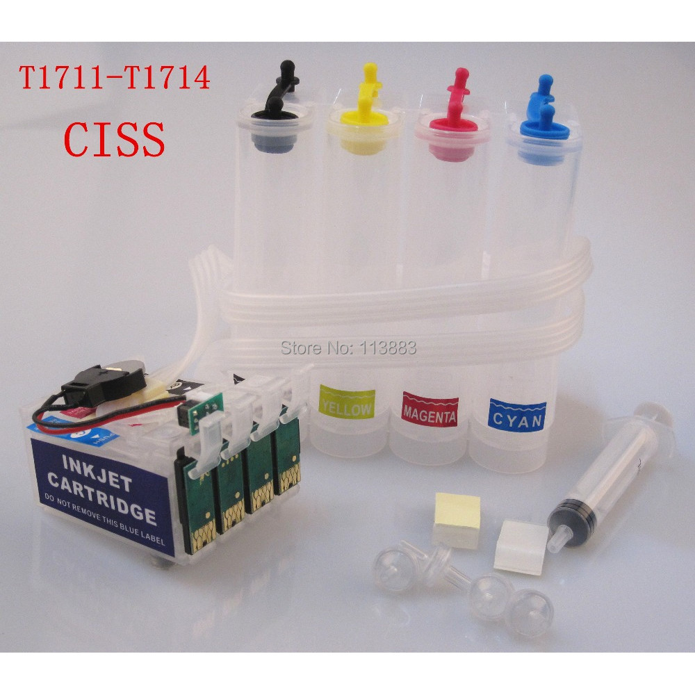 T1711XL-T1714XL CISS continuous ink supply system for epson XP-33/XP103/XP203/XP207/XP303/XP306/XP40