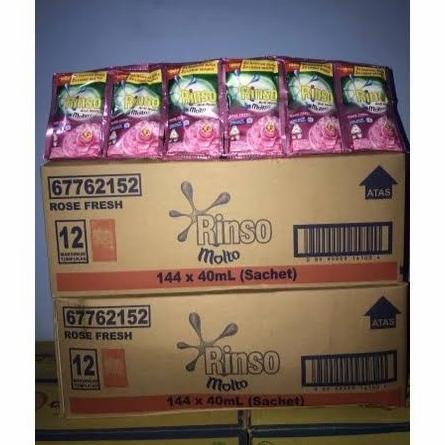 Top rinso cair/bubuk 1 dus