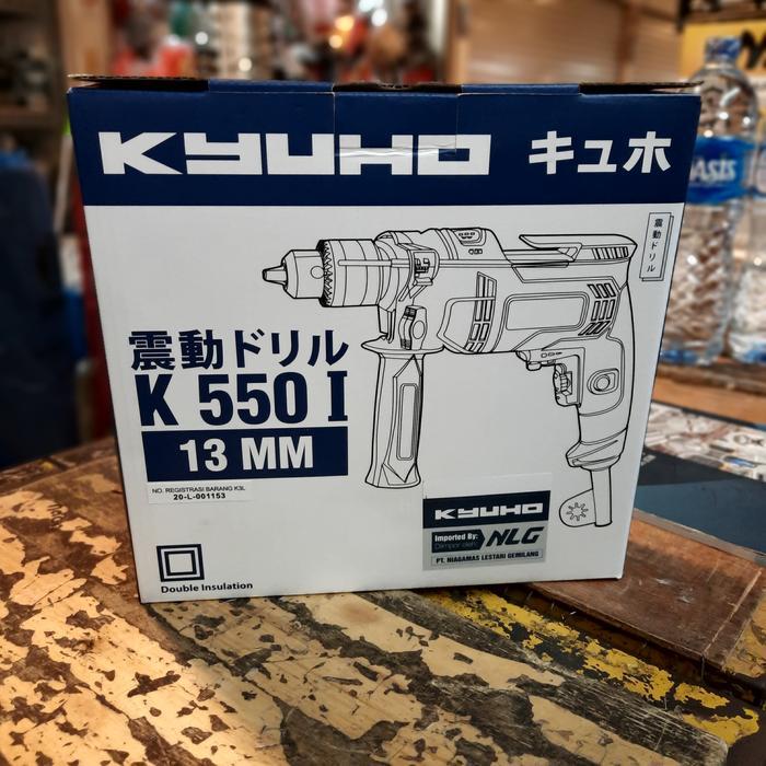 Spesial Mesin Bor Tangan Kyuho 13 Mm Impact Drill Kyuho K 550 I Bor Kyuho K550 Terlariss 