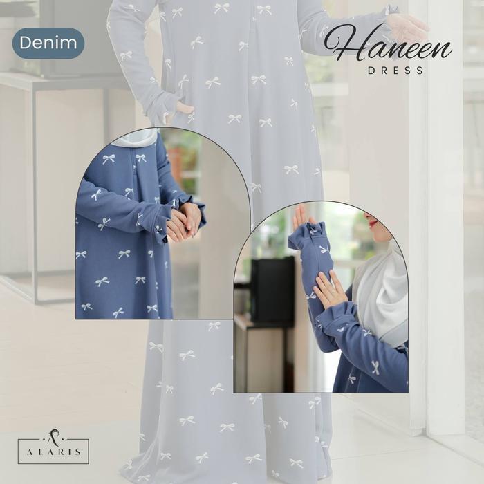 Haneen Dress / Abaya Sporty / Gamis Kaos / Gamis Knit / Gamis Motif / Gamis Olahraga / Gamis Abaya