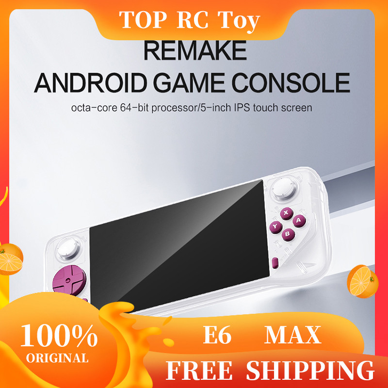 2025 E6 Max Handheld Game Console A527 Octa-Core Hdmi Tv Connection 5.0-Inch Touchscreen Android
