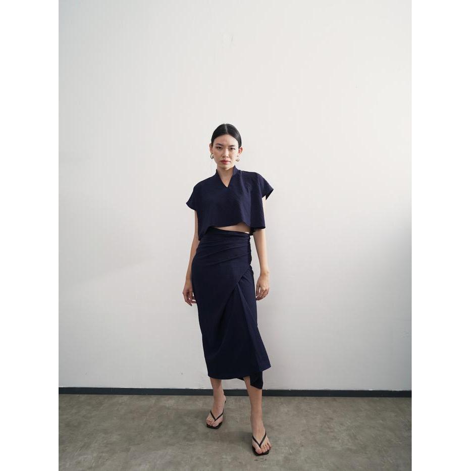 Pafon Bondi Top - Navy Pafon