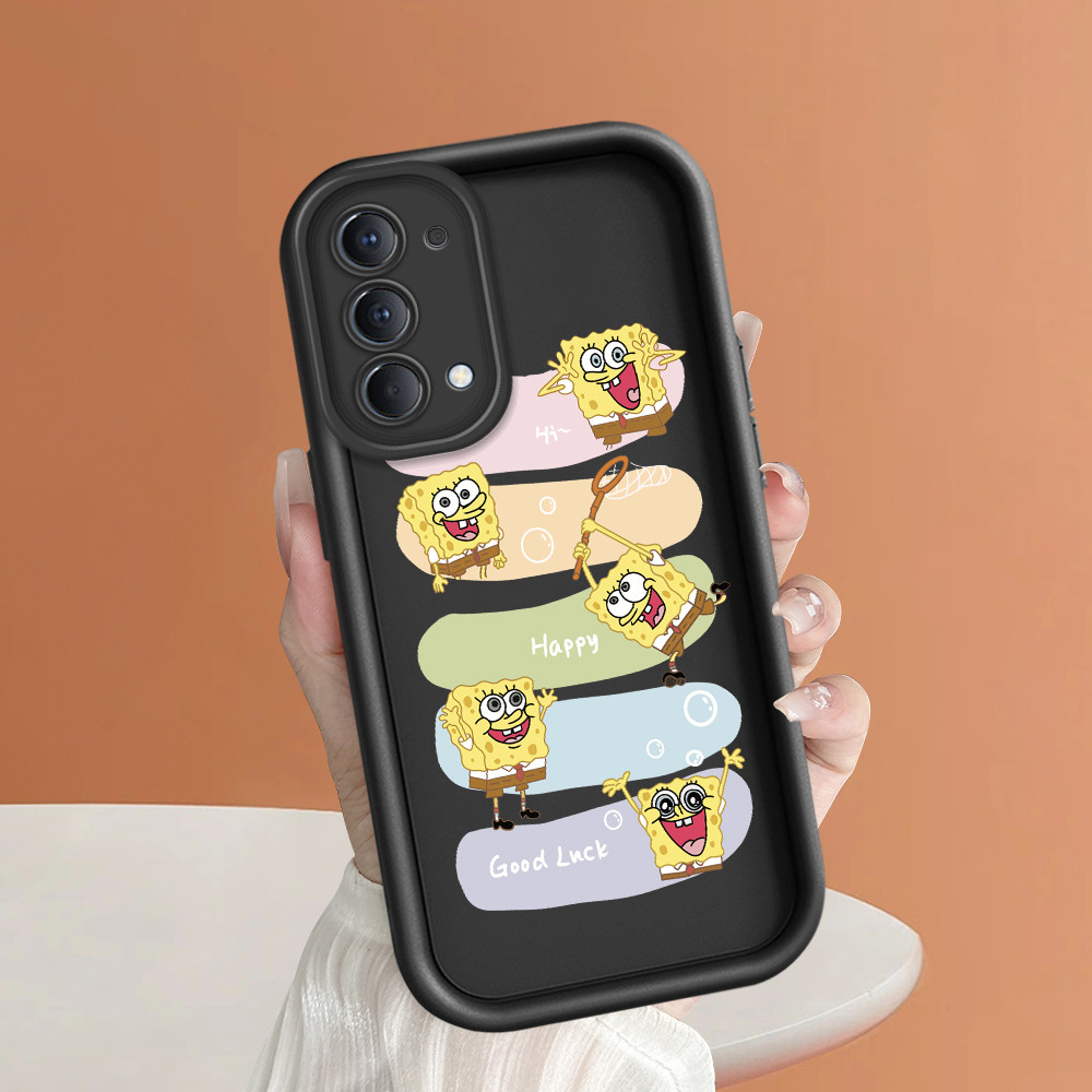 Casing Hp Untuk OPPO Reno 4 4G Case Kesing Protect Phone TY DLJ C8-2608 SpongeBob dan Patrick