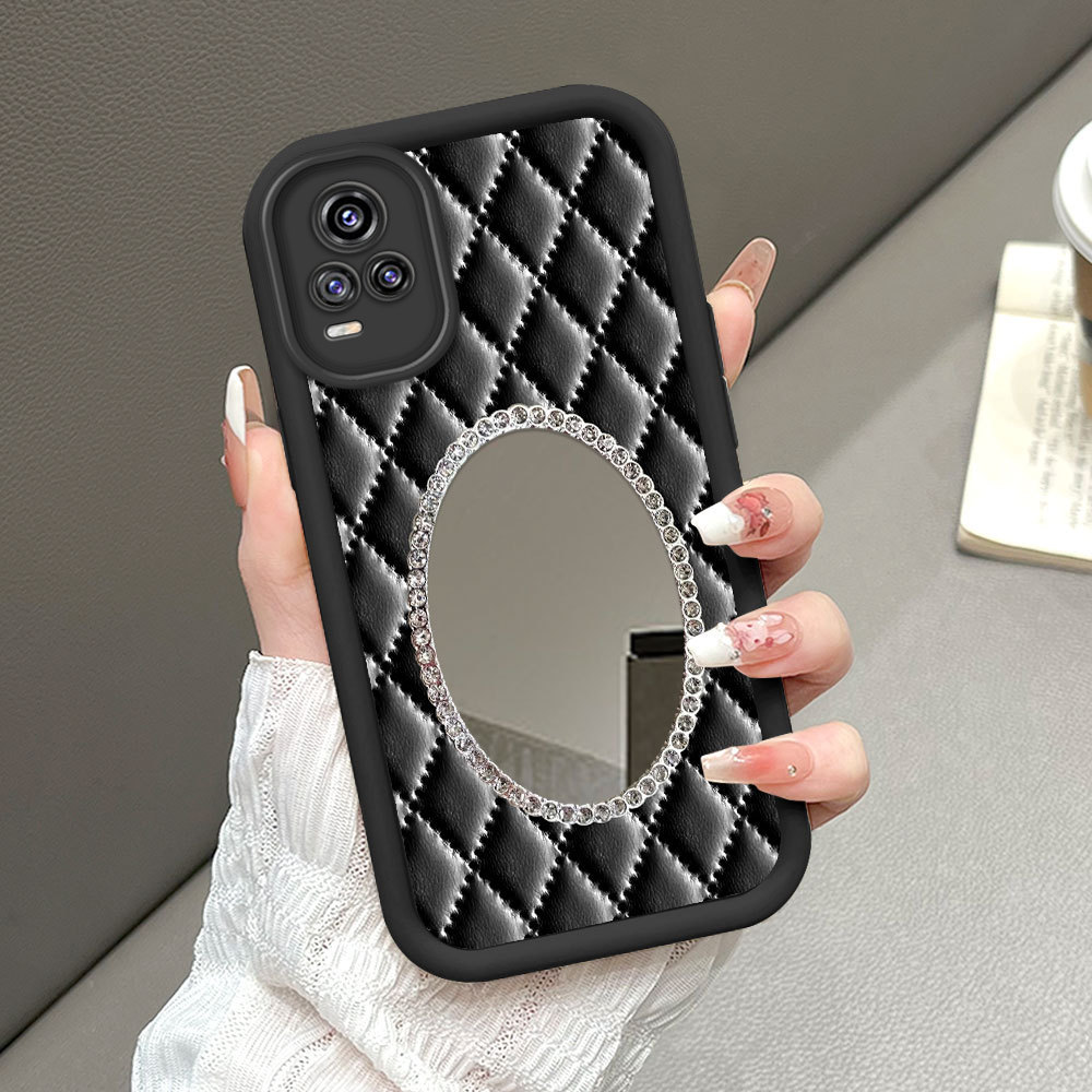 Casing Hp Untuk VIVO V20 2021 Phone Case Terbaru Mirror Cassing Sofcase Ponsel Cesing Cermin Kesing 