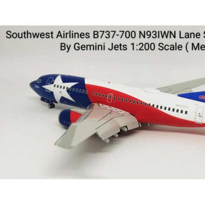 Southwest Airlines B737-700 N93IWN Flaps Down Lane Star By GJ 200