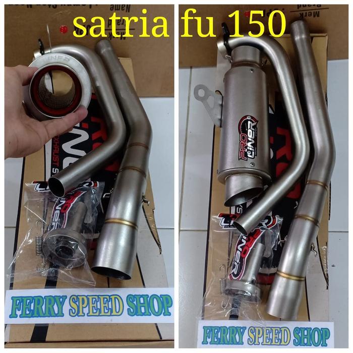 knalpot proliner tr1 r satria fu 150 knalpot proliner satria fu 150