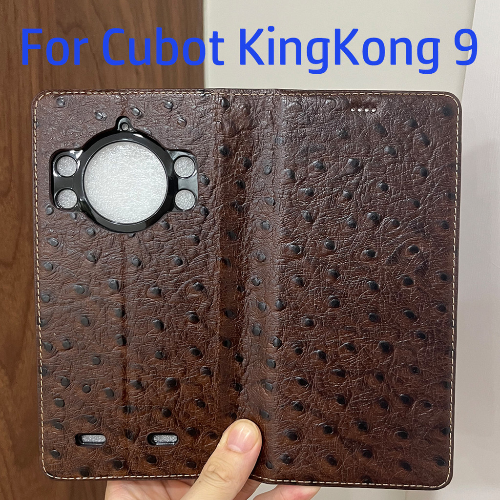 Genuine Leather Skin Flip Wallet Book Phone Case Cover On For Cubot KingKong King Kong 9 Star Mini 3