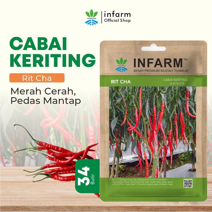 [Voucher] INFARM - Benih Cabai Keriting Ritcha, Benih Unggul Cabe Keriting Hibrida Bibit Super Cabe