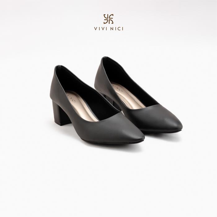 5iyp- Vivi Nici - Kenici Pantofel Sepatu Wanita Hak 5 Cm Heels Shoes Wanita Heels Shoes High