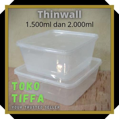 Thinwall Kotak 1500 Dan 2000Ml - Kotak Makan