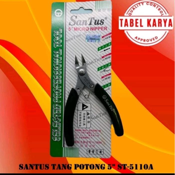 TANG POTONG TIPIS 5" INCH MICRO NIPPER SANTUS ST-5110A