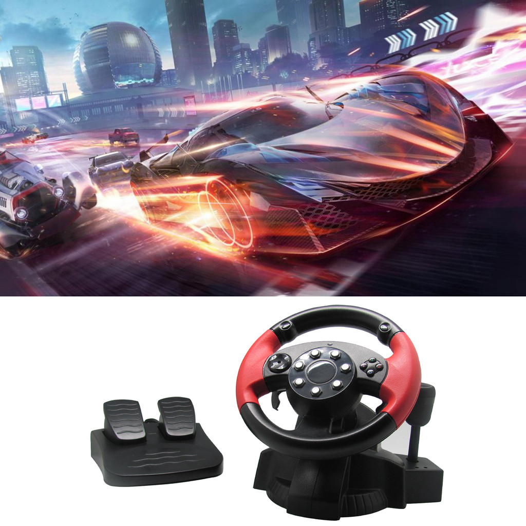 Racing Steering Wheel For PS3 / PS2 Game Steering Wheel PC Vibration Remote Controller Wheels Drive