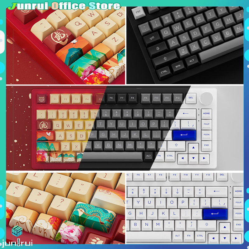 Akko PC75B Plus Black Silver White Blue Mechanical Keyboard the third mock examination Wireless Blue