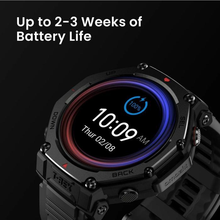 AMAZFIT T REX 3 PRO 48MM SMARTWATCH OUTDOOR GPS AMOLED SAPPHIRE GLASS 25 DAYS BATTERY 700MAH 180