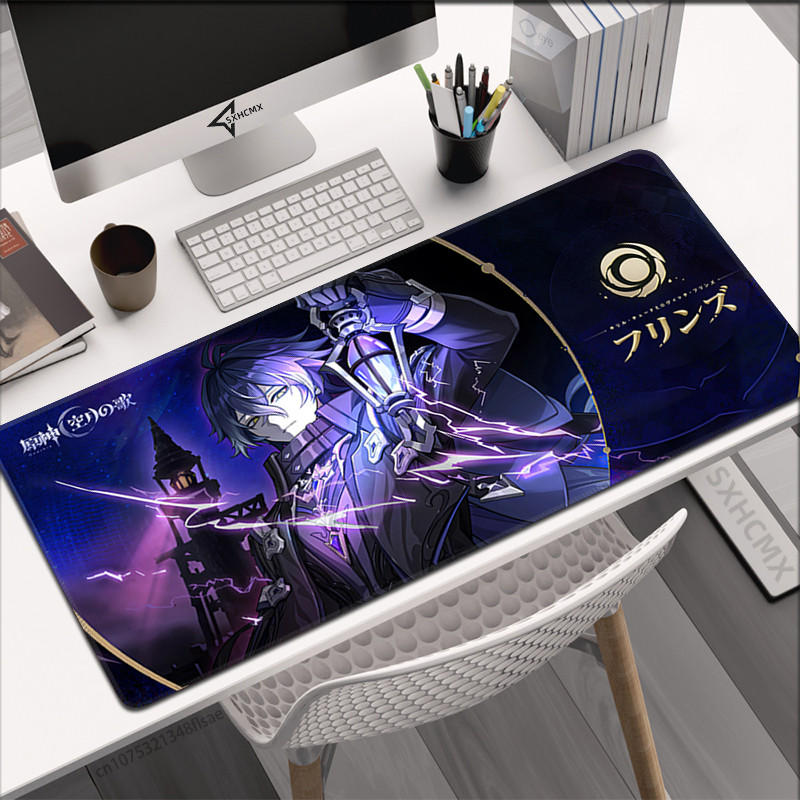 Flins Mousepad Genshin Impact Song of The Welkin Moon HD Printing Computer Gamer Locking Edge