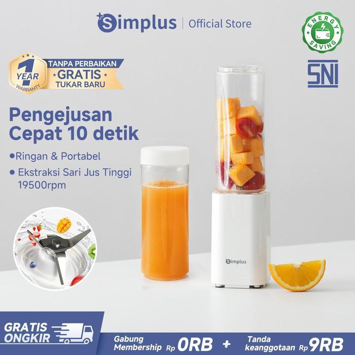 Super Diskon Barang BaruSimplus Blender Juicer Portabel 280Ml Tumbler Travel Cup Daya 150W Penghalus
