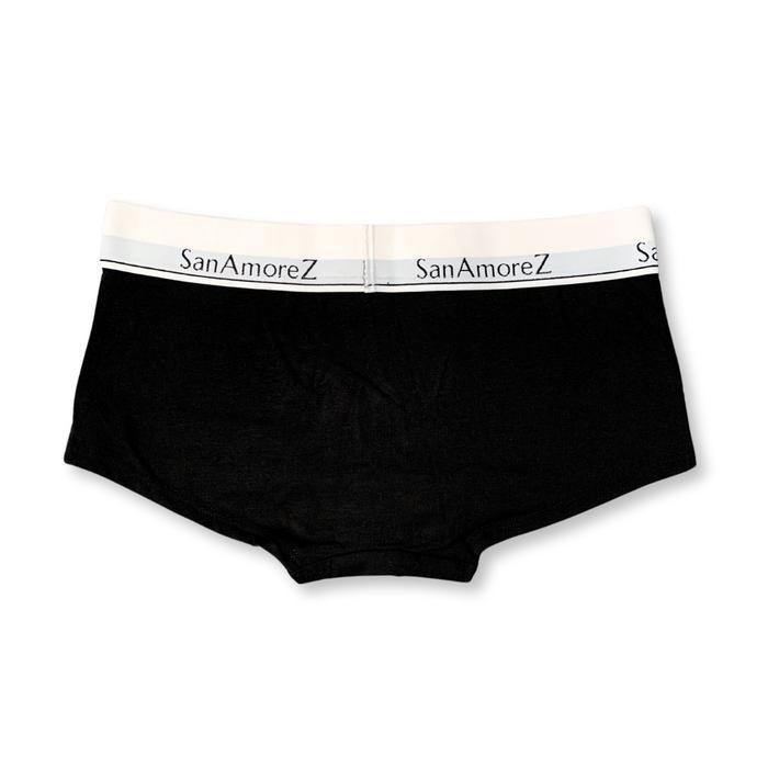 lalaVIdi- Sanamorez Women Boyshorts Panty / Celana Dalam Wanita - Cotton Size Xs - Xl Mid Waist