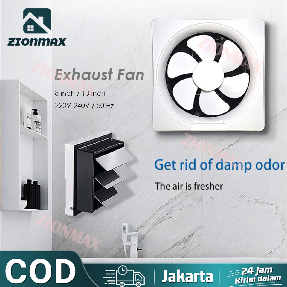 Exhaust Fan / Kipas Angin Hexos Plafon Dak 8 inch / 10 inch/220V Exhaust Fan 6 Inch Ventilation Exha