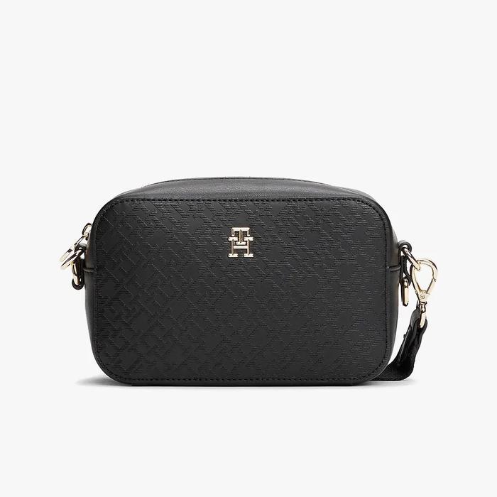 Promo Murah Tommy Hilfiger - Textured Monogram Crossbody Bag Tas Selempang Wanita