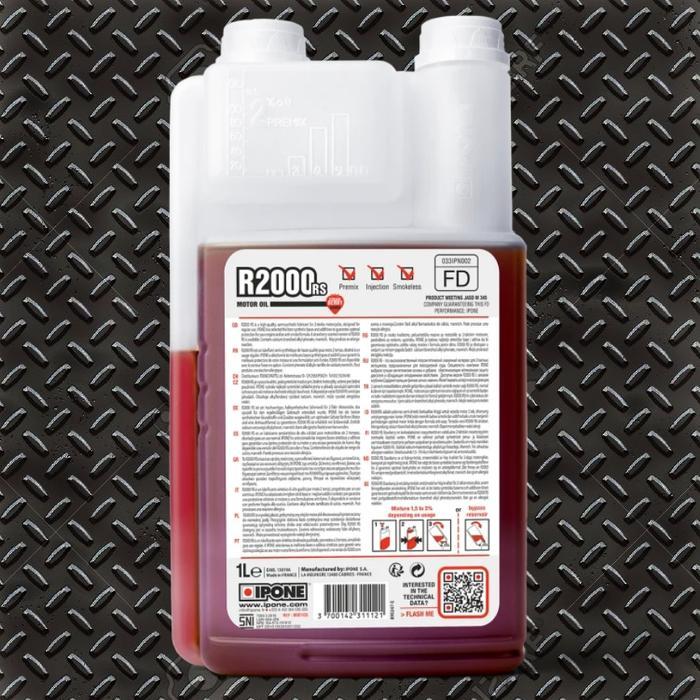 Oli Samping IPONE 2T R2000RS 2 Tak 1 Liter