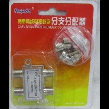 New Spliter 3 Way RAPID Splitter Antena TV Pembagi Kabel Cabang Antena