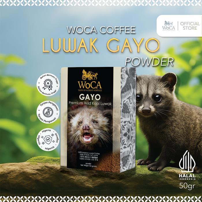 WoCA Kopi Luwak Gayo 50 gram powder