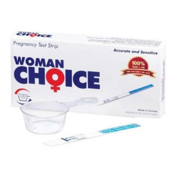 r5gf- Woman Choice Pregnancstripy Test + Wadah Urine / Testpack / Tes Hamil