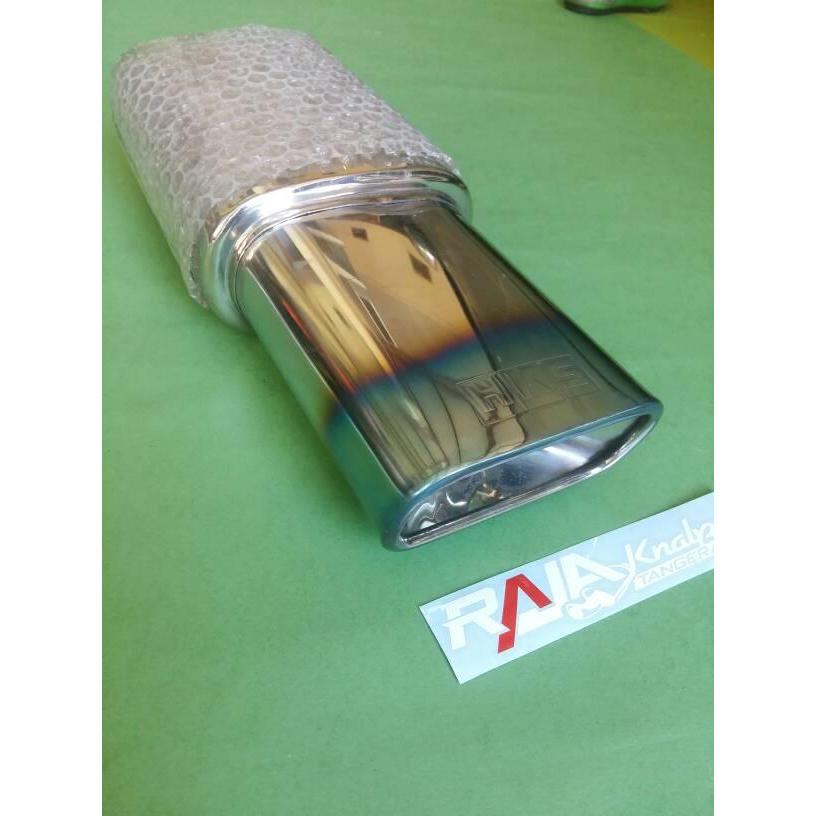 HKS kotak burn tip muffler knalpot mobil racing