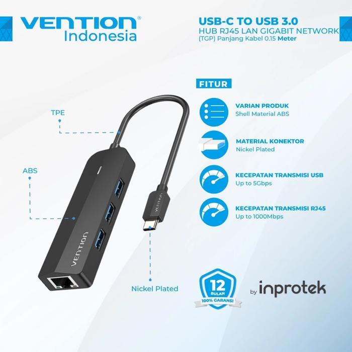 Vention USB to LAN RJ45 Ethernet USB to RJ45 Adapter
